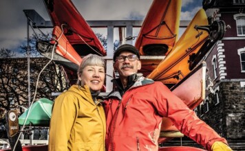 Victoria Kayak Tours & Rentals owners Aaron and Joanna Twa