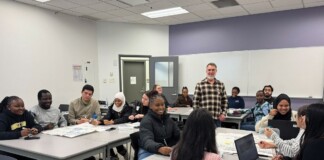 Camosun College classroom discussion