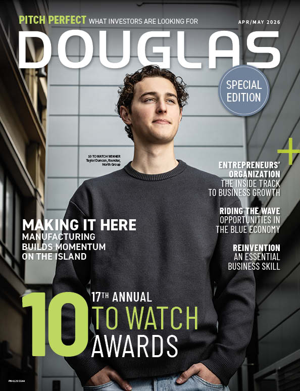 10 to Watch cover Douglas Magazine 2026