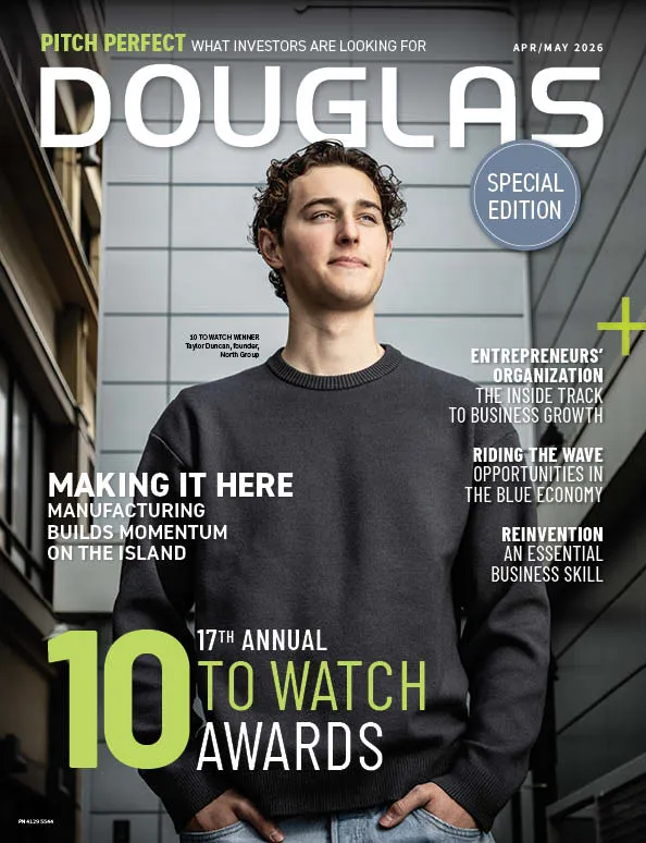 10 to Watch cover Douglas Magazine 2026